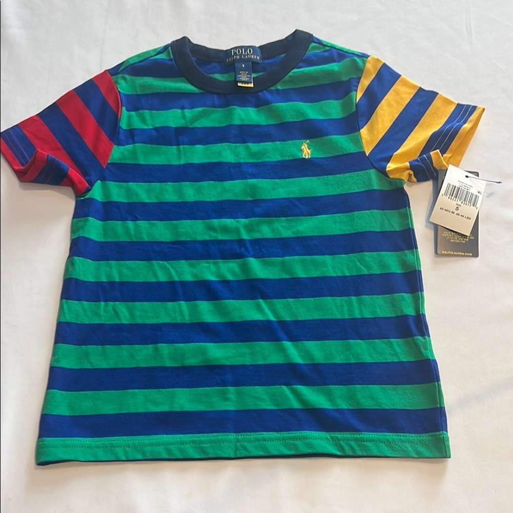 Polo by Ralph Lauren Kids Colorful Striped Tee